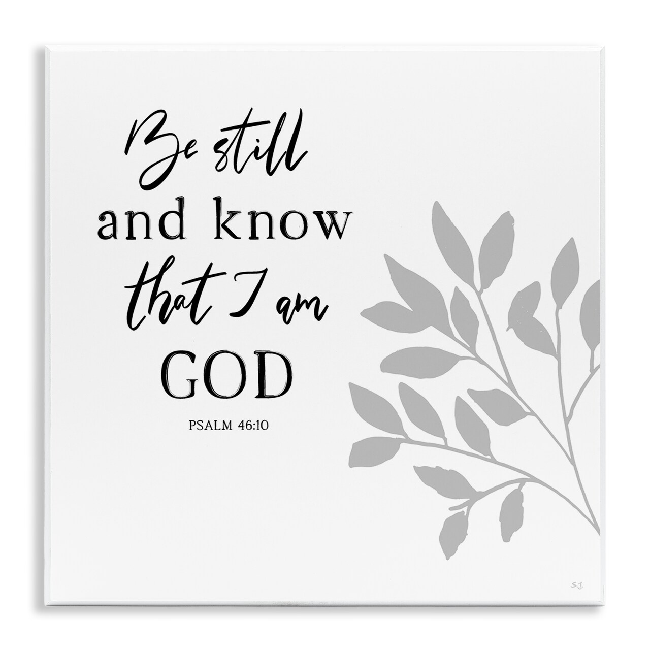 Stupell Industries Be Still Spiritual Proverb Wall Plaque By Val Rhodes